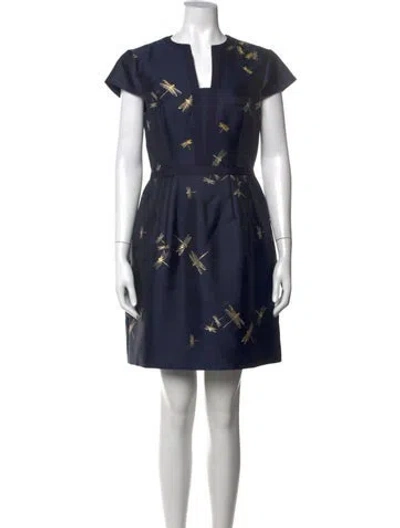 Pre-owned Ted Baker Printed Mini Dress