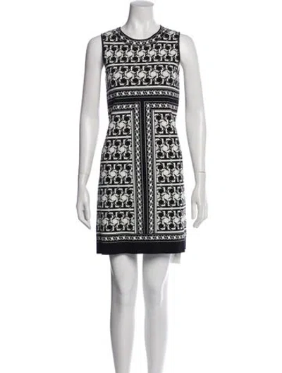 Pre-owned Ted Baker Printed Mini Dress In Multi