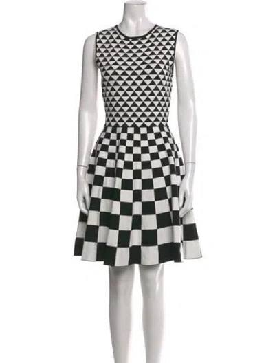 Pre-owned Ted Baker Printed Mini Dress In Multi