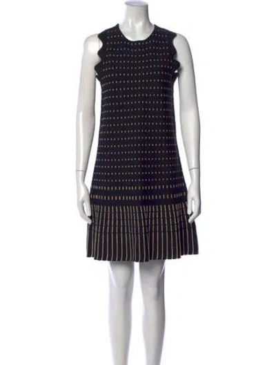 Pre-owned Ted Baker Printed Mini Dress In Multi
