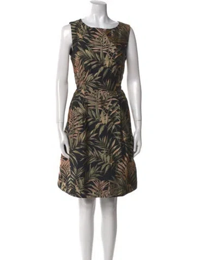 Pre-owned Ted Baker Printed Mini Dress W/ Tags In Multi