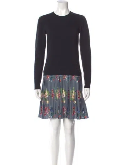 Pre-owned Ted Baker Printed Mini Dress W/ Tags In Multi