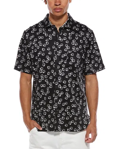 Ted Baker Printed Shirt In Black