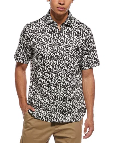 Ted Baker Printed Shirt In Black