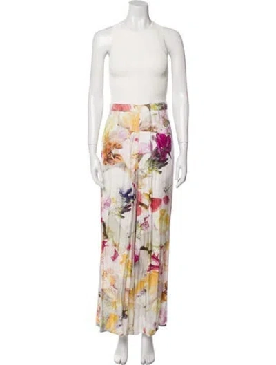 Pre-owned Ted Baker Printed Strapless Jumpsuit In Multi