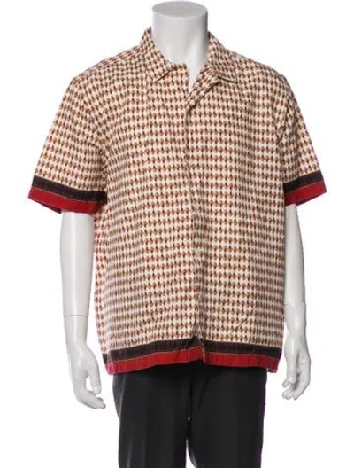 Pre-owned Ted Baker Printed V-neck Sweatshirt In Neutral
