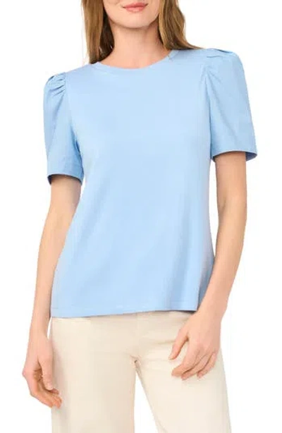 Ted Baker Puff Sleeve Top In Blue