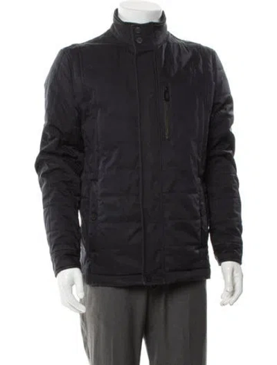 Pre-owned Ted Baker Puffer Coat In Gray