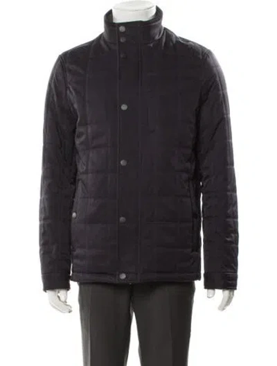 Pre-owned Ted Baker Puffer Coat In Gray