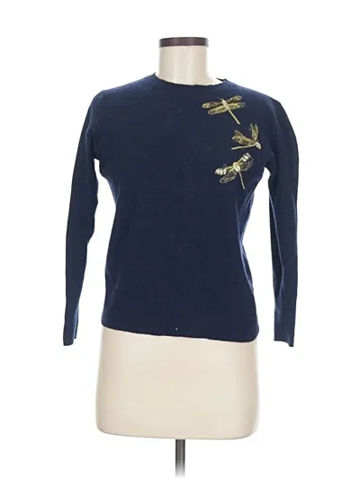 Pre-owned Ted Baker Pullover Sweater In Blue