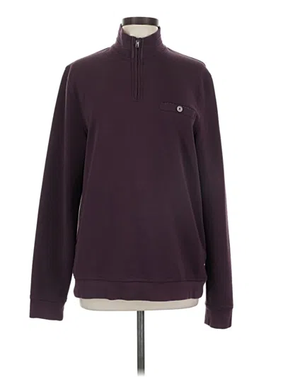 Pre-owned Ted Baker Pullover Sweater In Burgundy