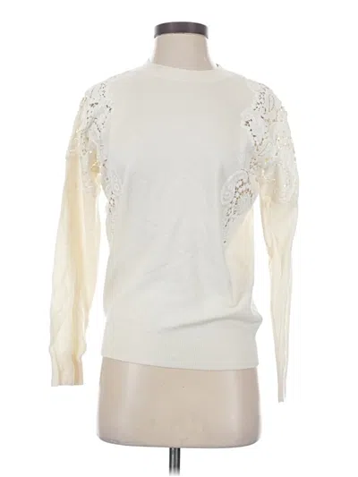 Pre-owned Ted Baker Pullover Sweater In Ivory