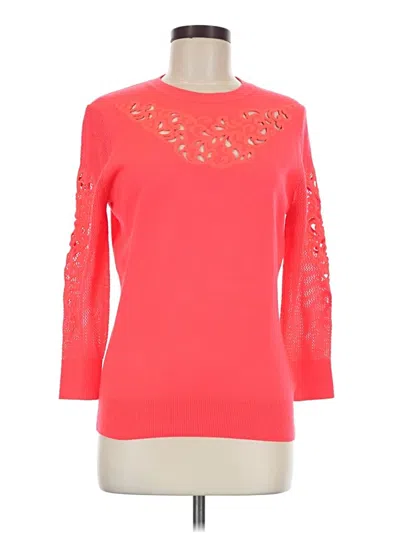 Pre-owned Ted Baker Pullover Sweater In Red