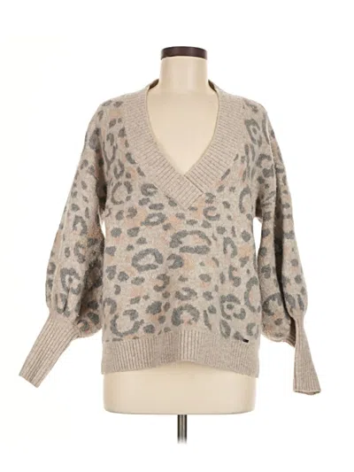 Pre-owned Ted Baker Pullover Sweater In Tan