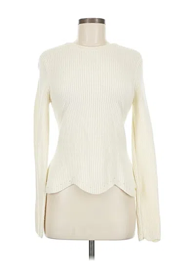 Pre-owned Ted Baker Pullover Sweater In White