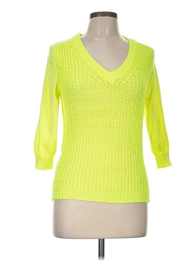 Pre-owned Ted Baker Pullover Sweater In Yellow