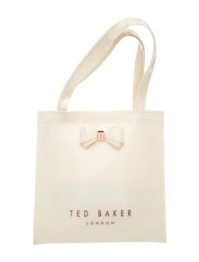 Pre-owned Ted Baker Pvc Shoulder Bag In Neutral