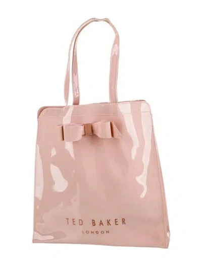 Pre-owned Ted Baker Pvc Shoulder Bag In Pink