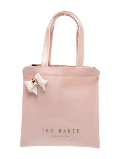 Pre-owned Ted Baker Pvc Shoulder Bag In Pink
