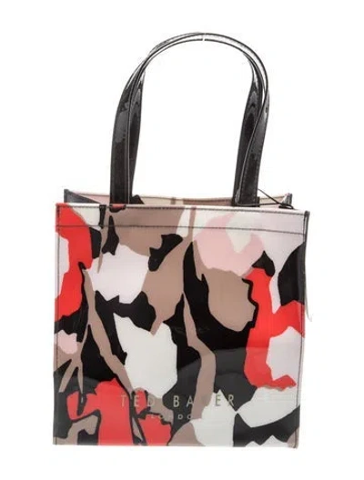 Pre-owned Ted Baker Pvc Top Handle Bag In Black