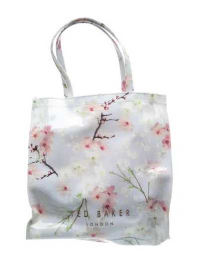 Pre-owned Ted Baker Pvc Tote In Blue
