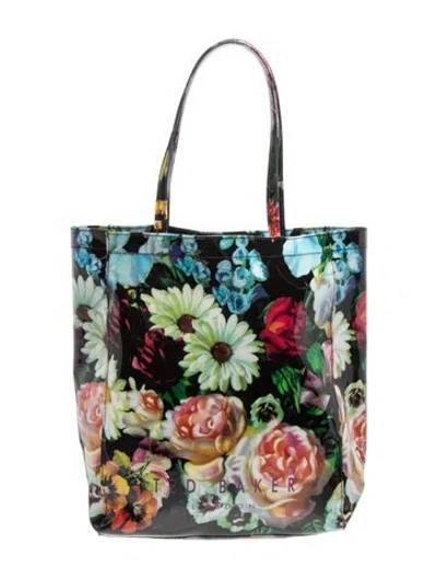 Pre-owned Ted Baker Pvc Tote In Multicolor