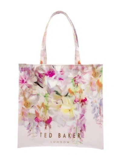 Pre-owned Ted Baker Pvc Tote In Pink