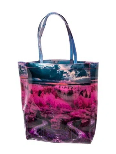 Pre-owned Ted Baker Pvc Tote In Pink