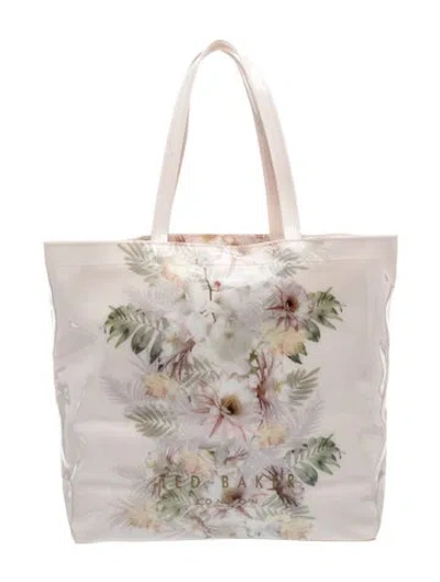 Pre-owned Ted Baker Pvc Tote In Pink