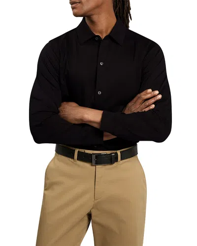 Ted Baker Quillon Soft Touch Shirt In Black