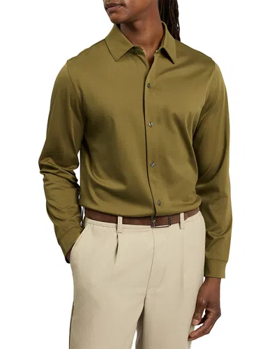 Ted Baker Quillon Soft Touch Shirt In Green