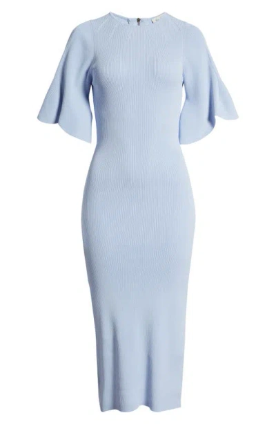 Ted Baker Raelea Rib Sweater Dress In Light Blue