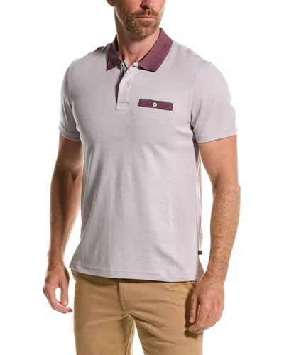 Ted Baker Rancho Regular Fit Polo Shirt In Mid Pink