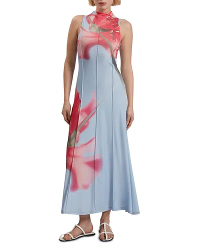 Ted Baker Rebehka Midi Dress In Pale Blue