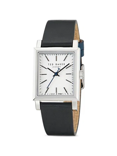 Ted Baker Rectangular-shape 26mm Watch In Yellow