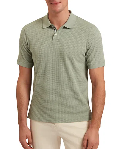 Ted Baker Redman Textured Polo Shirt In Green