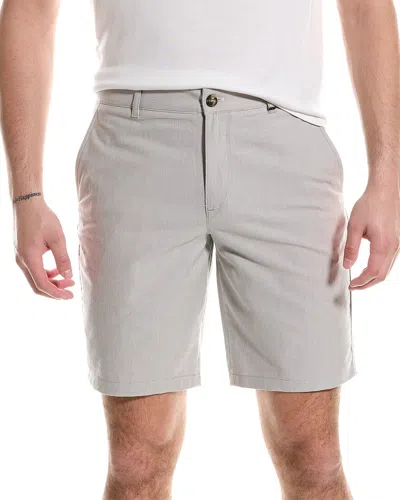 Ted Baker Regular Fit Dogtooth Short In Grey