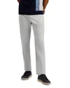 Ted Baker Regular Fit Textured Chinos In Gray