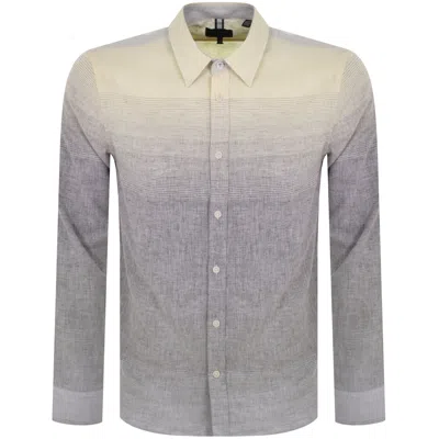 Ted Baker Regular Ombre Long Sleeve Shirt Grey