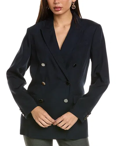 Ted Baker Relaxed Oversized Blazer In Blue