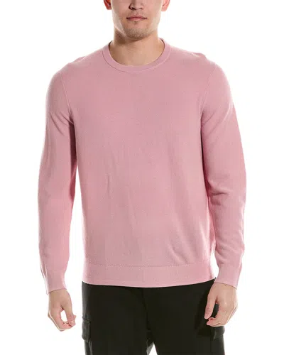 Ted Baker Reson Regular Fit Wool-blend Crewneck Sweater In Pink