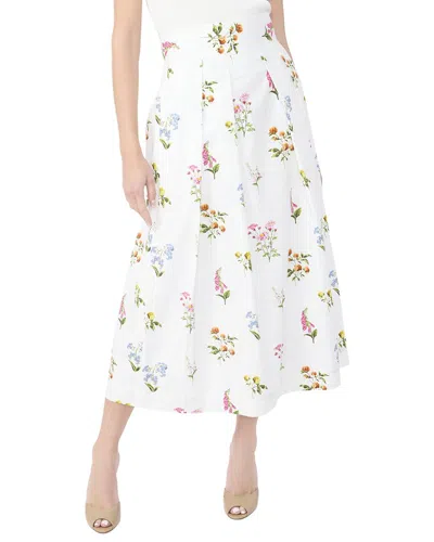 Ted Baker Rihana Wide Waistband Pleated Skirt In 118-vanilla Ice