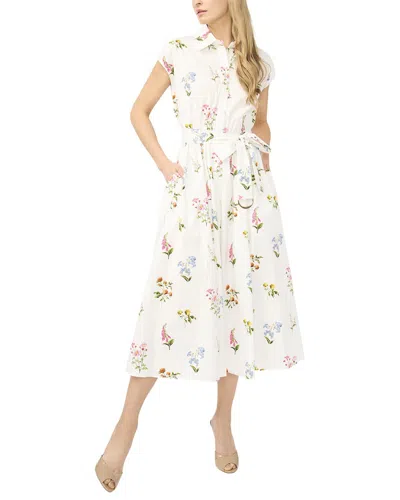 Ted Baker Riley Drop Shoulder Belted Maxi Dress In White