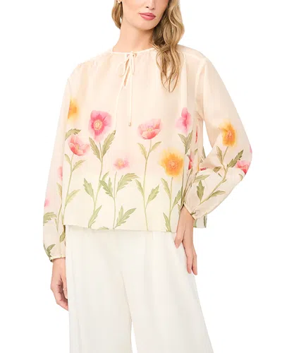Ted Baker Rochelle Floral Print Top In Multi