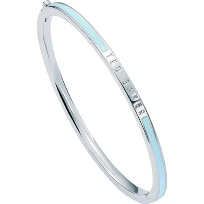 Ted Baker Rolo Classic Color Hinge Bracelet In Blue