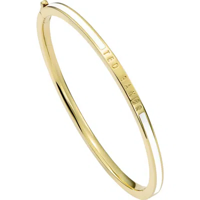 Ted Baker Rolo Classic Color Hinge Bracelet In Gold