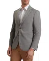 Ted Baker Ron Classic Wool Check Modern Fit Suit Jacket In Gray
