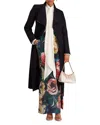 Ted Baker Rosell Wool Blend Wrap Coat In Blue