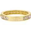 Ted Baker Rosie Crystal Hinged Bangle Bracelet In Gold