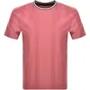 TED BAKER TED BAKER ROUSEL SLIM FIT T SHIRT PINK